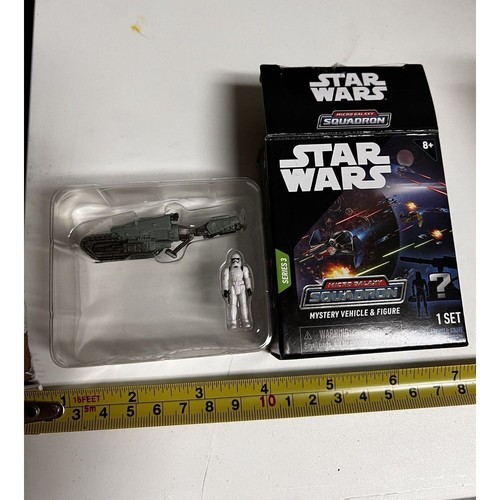 Star Wars Micro Galaxy Squadron Series 3 Tread Speeder First Order Stormtrooper - Picture 4 of 4