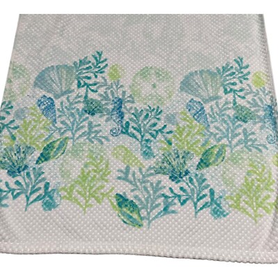 Coastal Collection 100% Cotton Beach Seashell Nautical Beach Theme Bath Towel