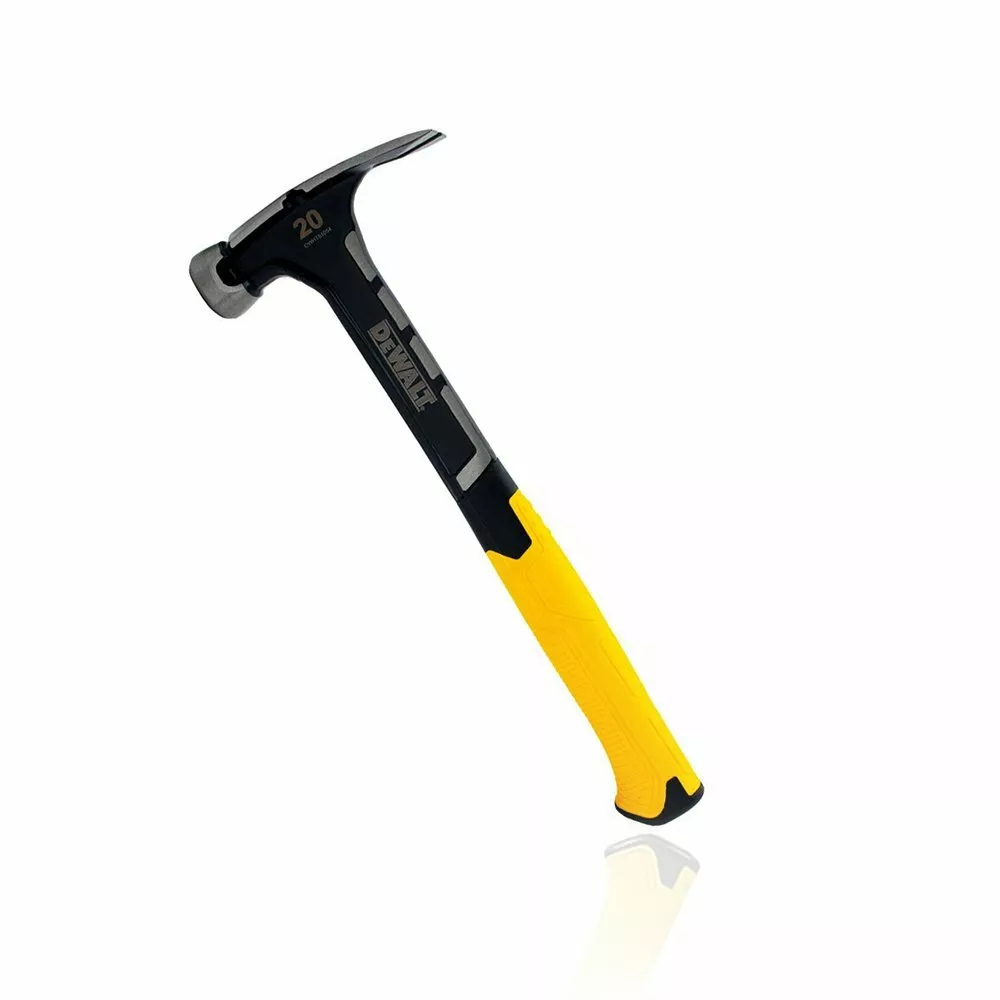 DeWALT DWHT51054 5.5 Inch 20 Ounce Smooth One Piece Steel Rip Claw Hammer