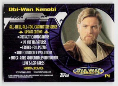2006 Topps Star Wars: Evolution Update Edition #P1 Obi-Wan Kenobi