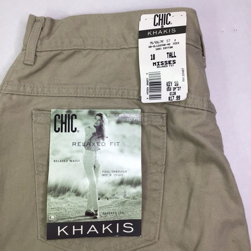 misses tall khaki pants