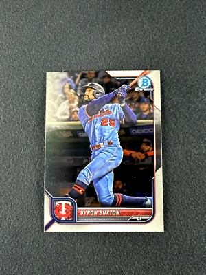 2022 Bowman Chrome BYRON BUXTON Base #94 - Minnesota Twins | eBay