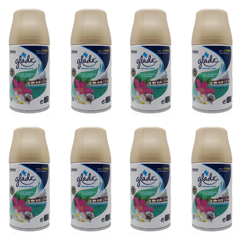 8pz Diffusore GLADE Automatic Spray EXOTIC TROPICAL BLOSSOM 269ml