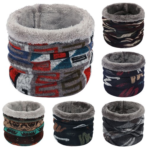 Winter Warm Herren Halstuch Mit Geometrischem Muster Kältebeständiger Mi ⊿