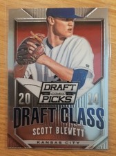 2014 PANINI PRIZM PERENNIAL DRAFT PICKS DRAFT CLASS SCOTT BLEWETT #34 KC ROYALS