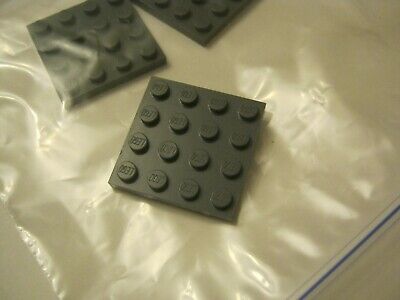 Lego Plate Plaque 4x4 3031 Old Dark gray/gris/grau Choose Quantity 