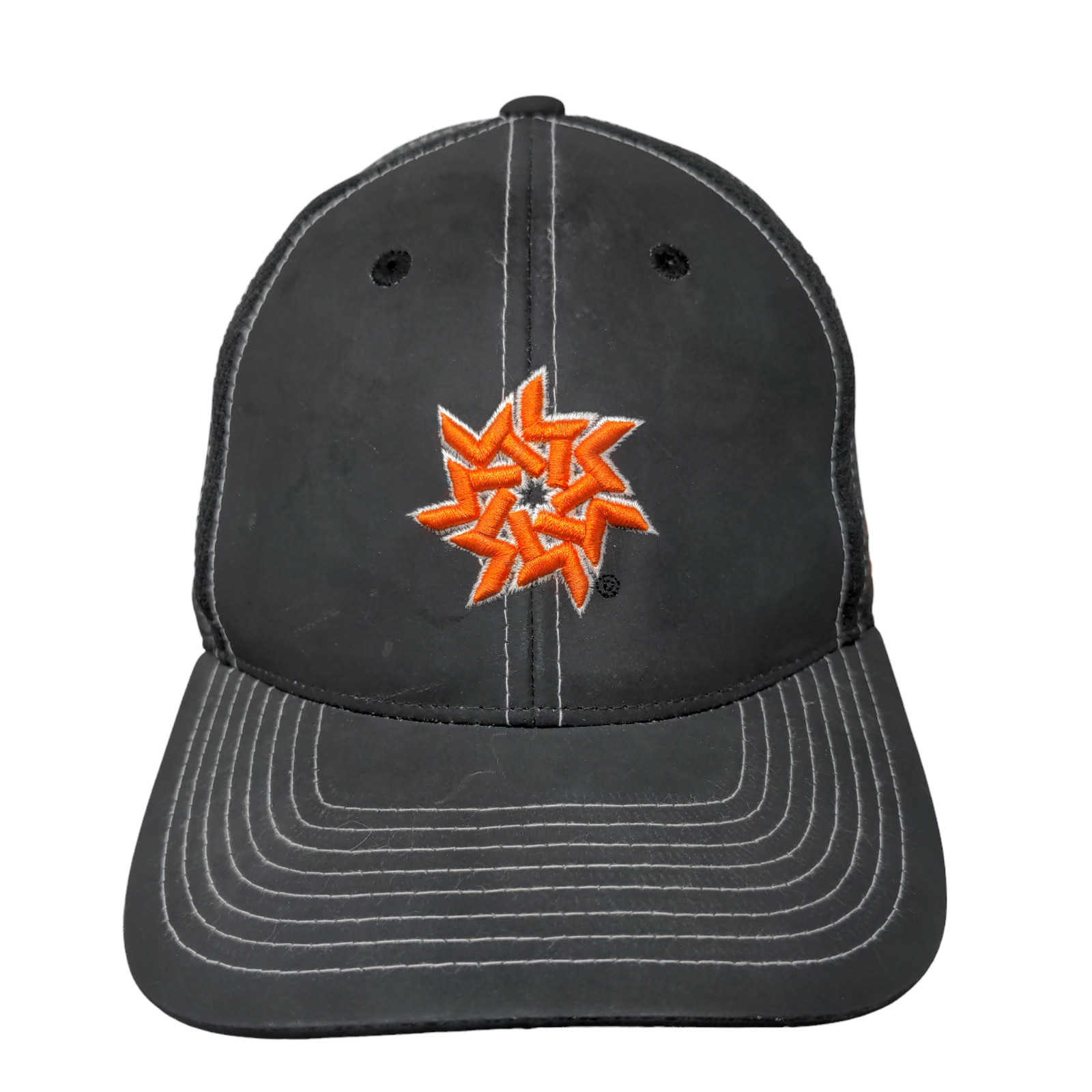 Zephyr Men's Strapback Hat Gray Adjustable Embroidered Logo 