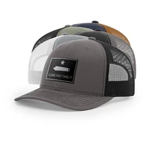 Come And Take It : Cannon (Black Leather), Snapback Hat