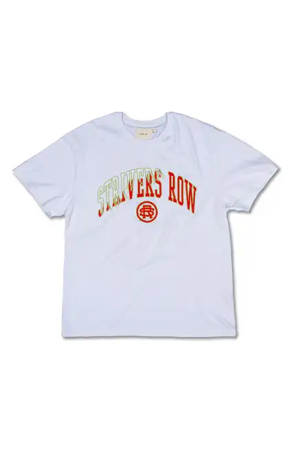 FILA T shirt girocollo STRIVERS ROW Soul 6 grafica misto cotone Brite BIANCO