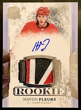 Haydn Fleury 2017-18 UD The Cup 237/249 #156 RPA Sick Rookie Auto Seattle Kraken
