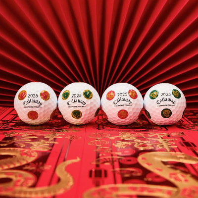 Callaway Limited Edition Chrome Tour YEAR OF THE SNAKE Golf Balls