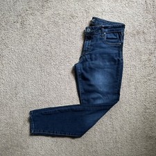 Kut From The Kloth Jeans Womens 6S (30x29) Blue Darker Wash Tapered Leg Denim