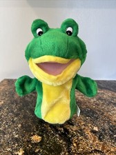Lakeshore Storytelling Preschool Interactive 9 Hand Puppet Plush green Frog