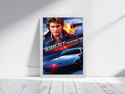 Knight Rider Filmposter Druck Michael Knight David Hasselhoff - A5 A4 A3 #197