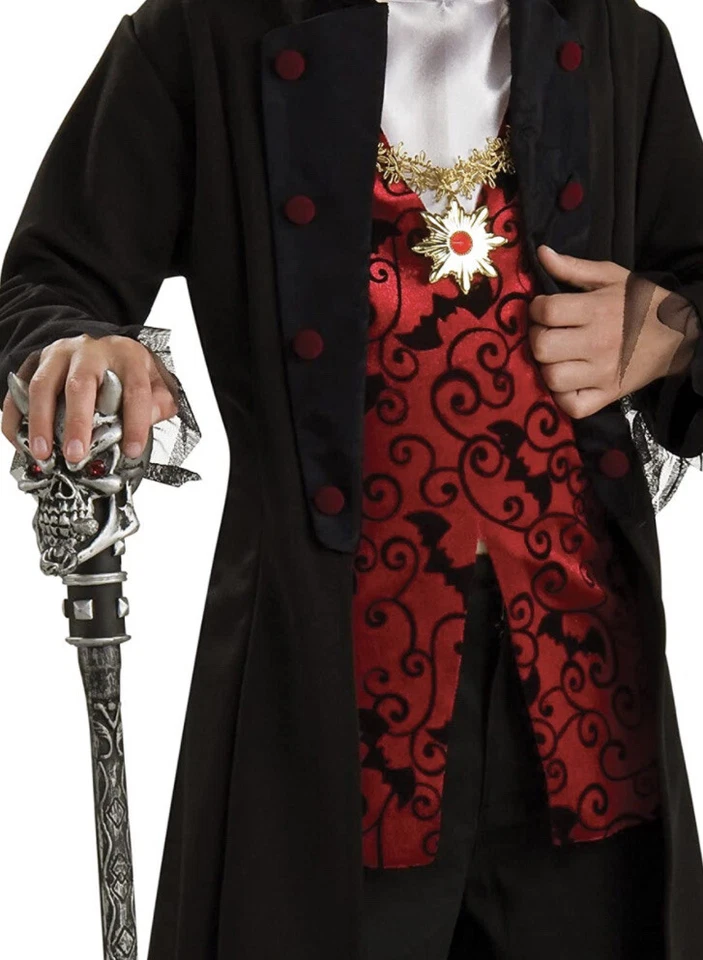 Disfraz de Vampiro Real Halloween - Niños - Mediano 8-10 Edades 5-7 ¡Nuevo! Foto 3 de 4