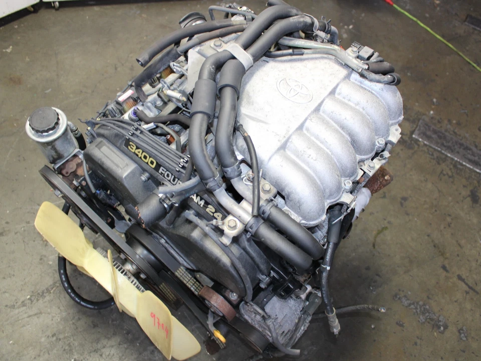 JDM TOYOTA TACOMA T100 5VZ 4 RUNNER V6 5VZ-FE 3.4L MOTOR 6 CYLINDERS Foto 3 de 4