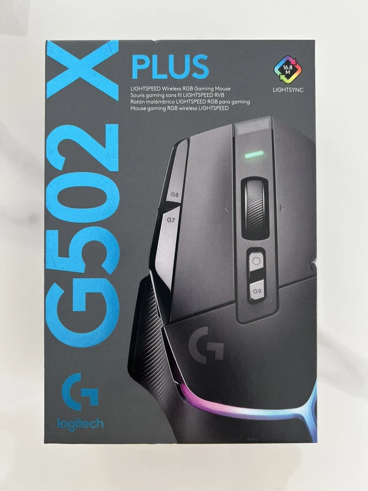 Logitech G502 X Plus Lightspeed Wireless Optical Gaming Mouse - Black - Image 2 of 4