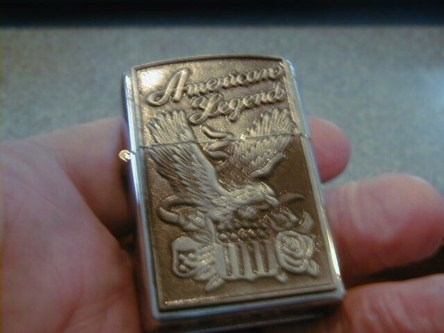 RARE 1996 AMERICAN LEGEND ZIPPO HARLEY DAVIDSON? EAGLE RARE 1996 AMERICAN LEGEND ZIPPO HARLEY DAVIDSON? EAGLE