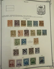 HAITI Postage Stamps 1881, 1882, 1883, 1886, 1887 And 1890 Used 