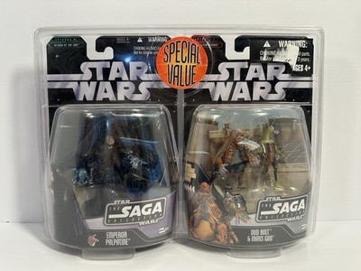 Star Wars Saga Collection Special Value 2 Pack Palpatine Dud Bolt Mars Guo 2006