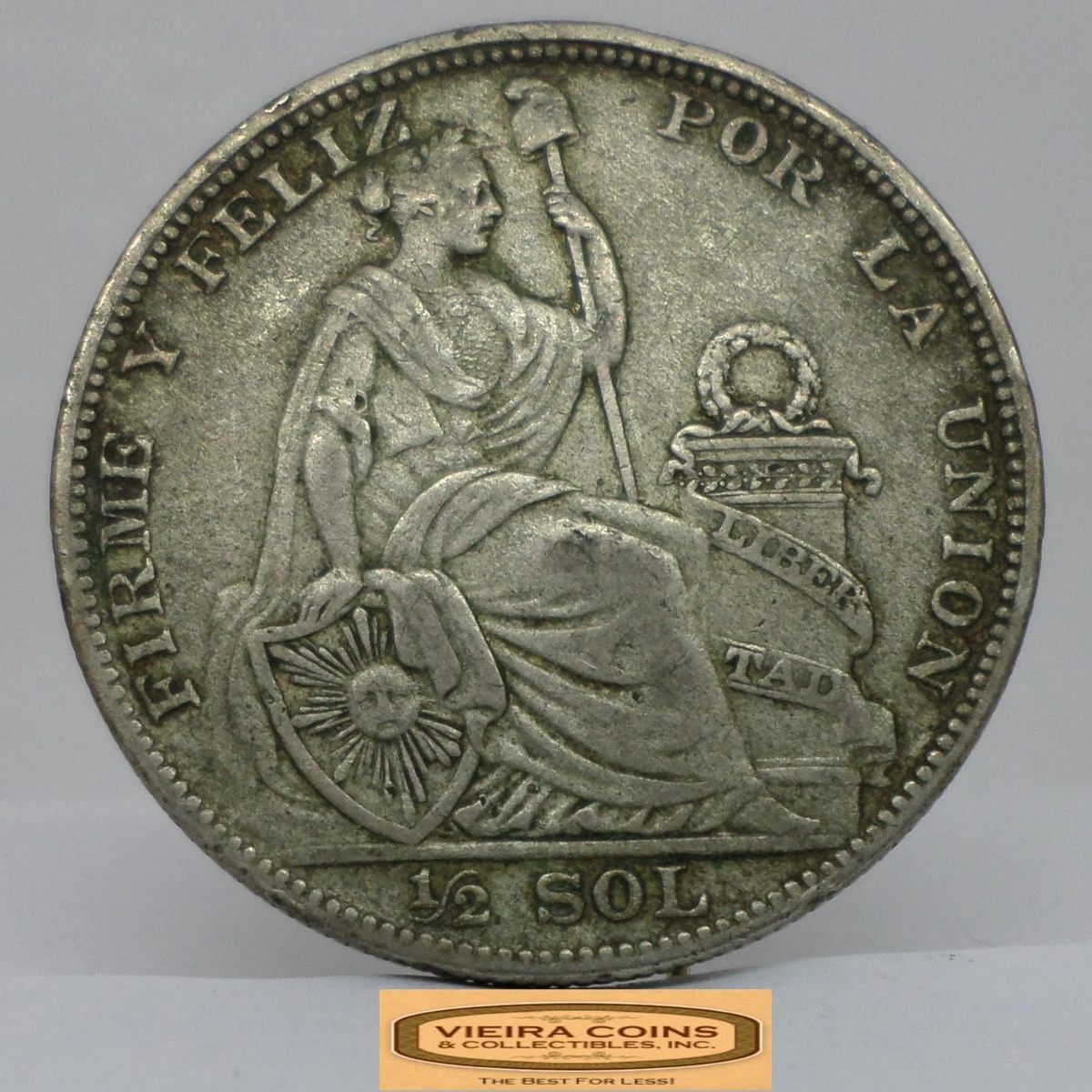 曾流通银色1923 年秘鲁硬币| eBay