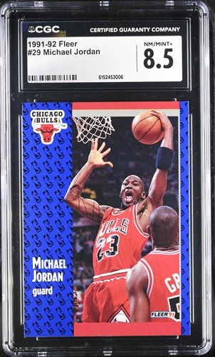 1991/92 Fleer #29 Michael Jordan CGC 8.5