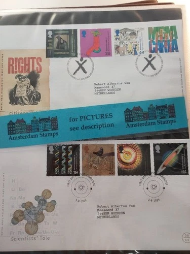 UK Great Britain 1999-2009 vf collection fdc's in 4 albums High CAT Value TOP!