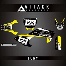 Attack Graphics Custom Fury Complete Bike Graphics Kit For Husqvarna TC 50 2020