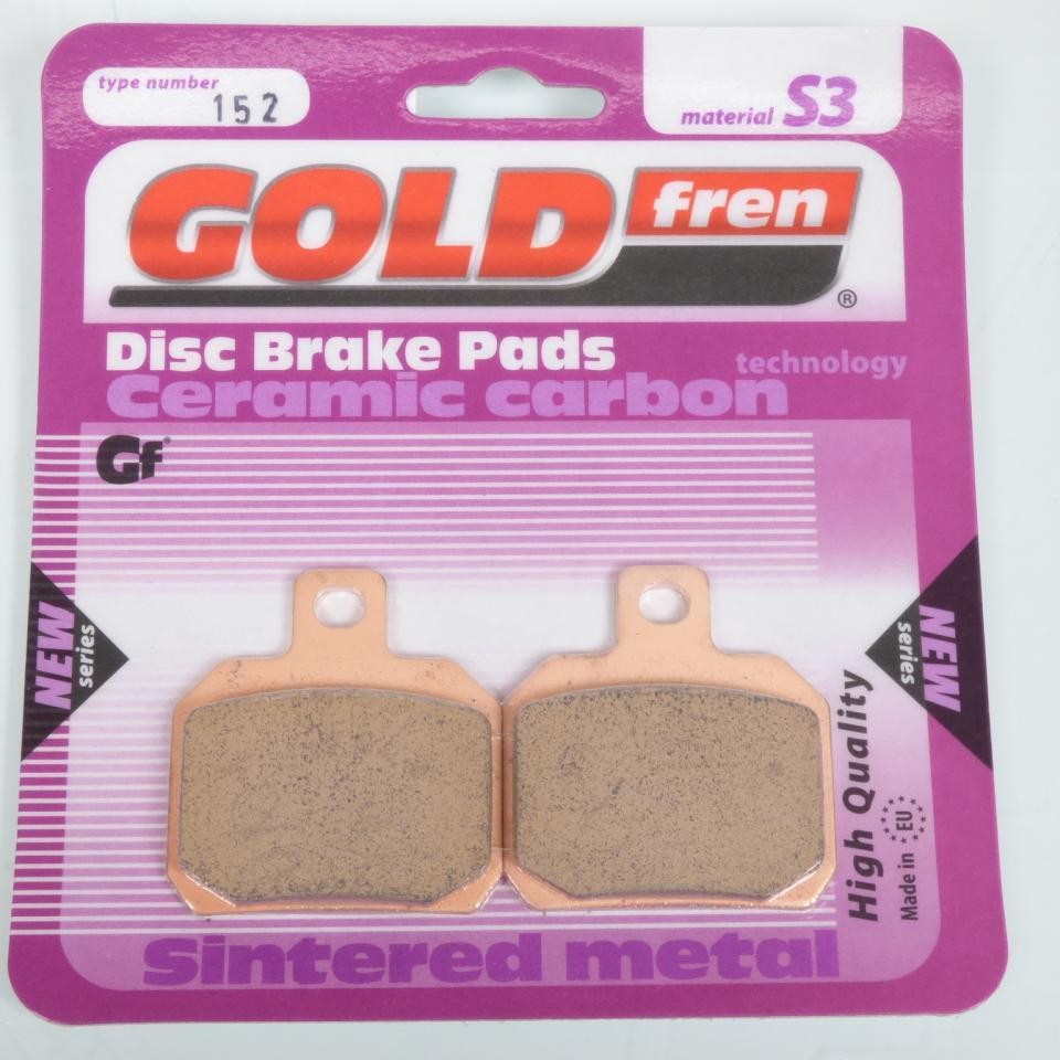 Plaquette de frein Gold Fren ARD à haute friction métallique pour Kawasaki 1000 H2 Ninja