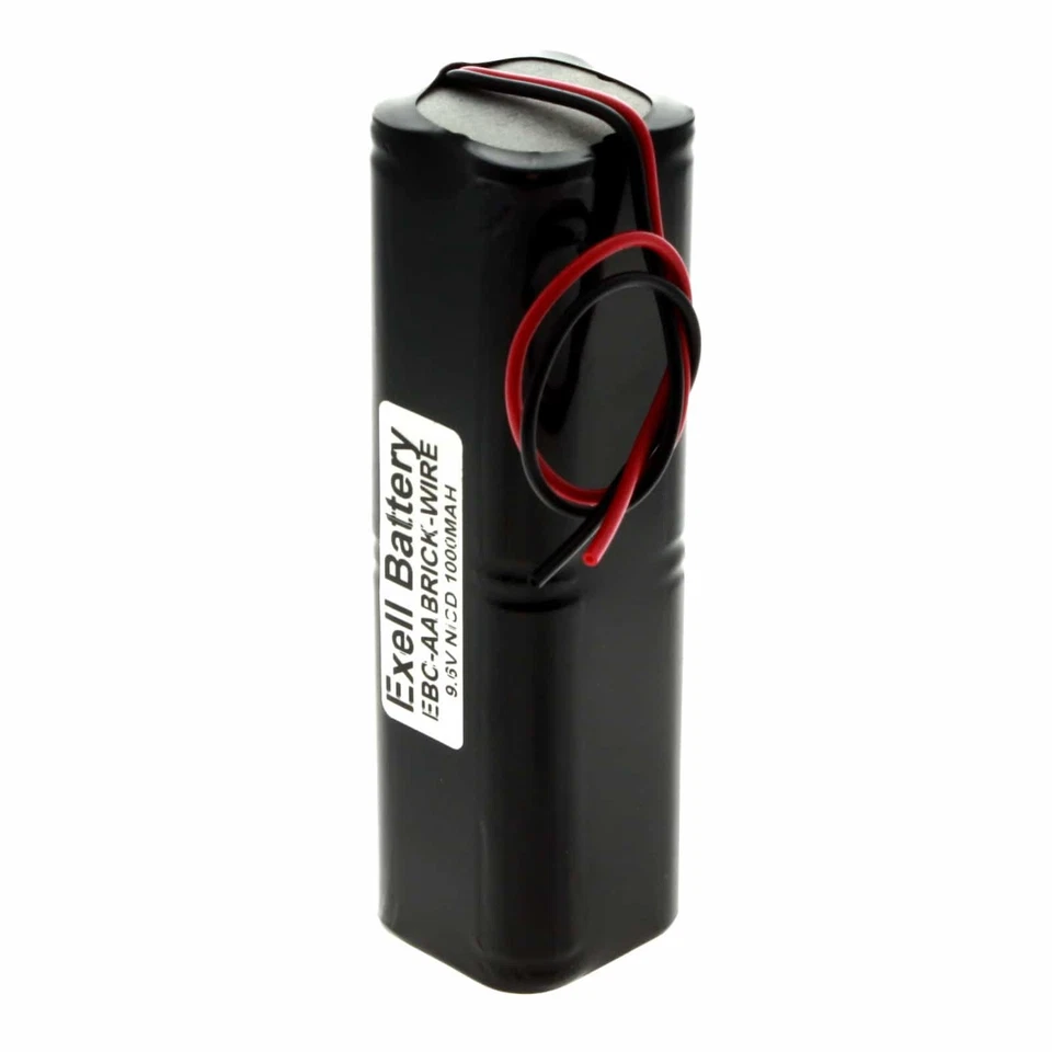 9.6V 700mAh Custom NiCD Battery with 6.0" 18AWG Wires For Exit Signs, Lighting - Image 3 of 3