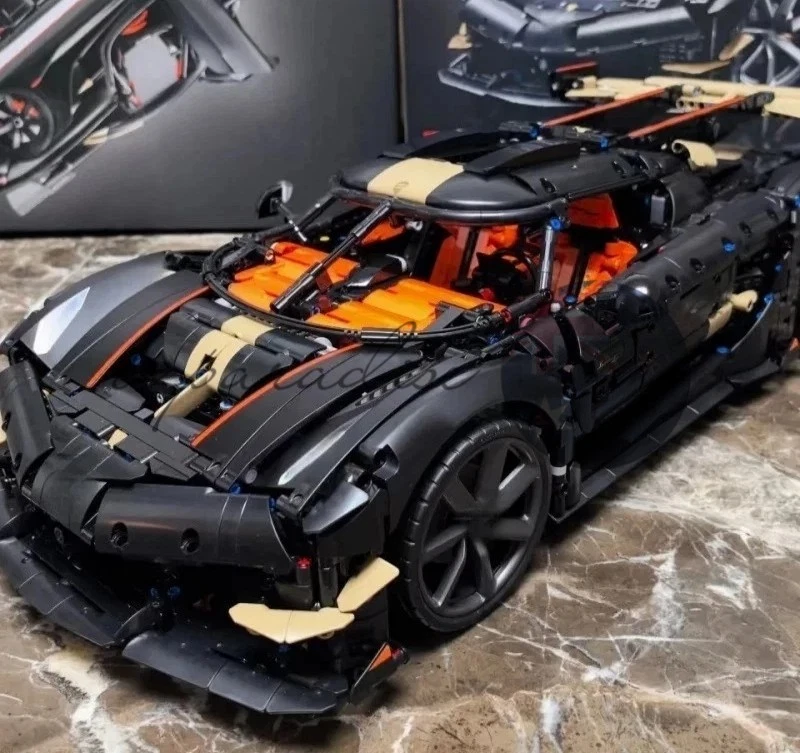 Koenigsegg Sadair's Spear 42232 Building Blocks Technic Racing Car 4104 PCS ABS