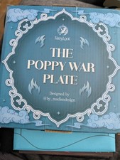 fairyloot poppy war plate