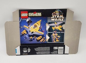 Star Wars Lego System 7141 Naboo Fighter **BOX ONLY**