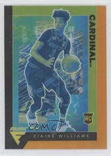 2021-22 Panini Chronicles Draft Picks Flux Orange Ziaire Williams #241 0a16