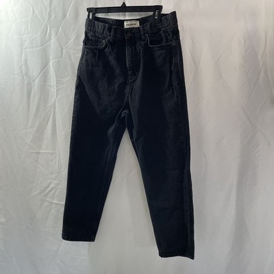 Pull & Bear Women s High Rise Skinny Jeans Size 30  washed Black Denim