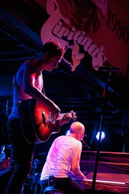 Joe King Isaac Slade of The Fray perform at Tipitina's on May 1 20- Old Photo 1