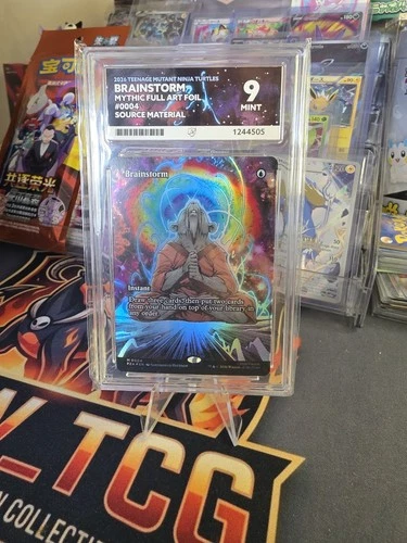 Ninja Turtles Splinter Magic Of the Gathering Brainstorm M0004 Ace Graded 9