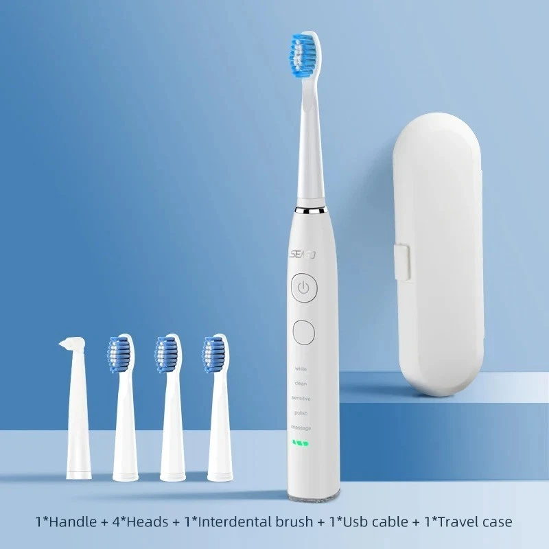 Seago Electric Sonic Toothbrush USB Rechargeable Adult - Image 3 of 4
