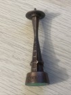Space Needle Seattle Souvenir Figurine Copper Tone Die Cast 2.25" — photo 3