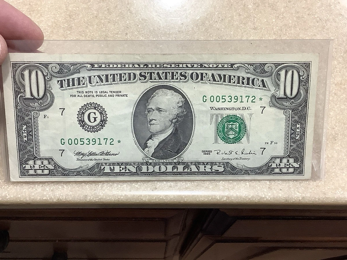1995 $10 US Federal Reserve Small Notes for sale | eBay