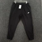 Nike Sportswear Club Fleece Joggers Men's XXL Black Sweatpants Pants BV2671-010