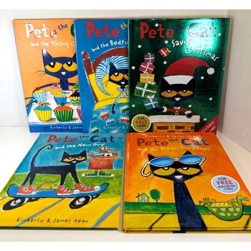 Lot of 9 PETE the CAT Books Series by Kimberly Dean HC DJ~I Can Read~ - Image 4 of 4