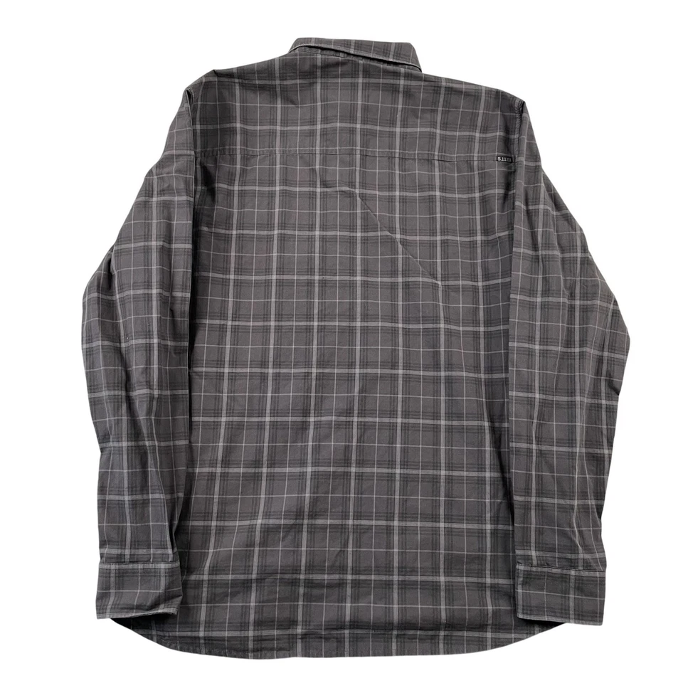 5.11 Tactical Snap Button Shirt Mens Large Western Button Down Plaid Outdoor - Image 2 of 4