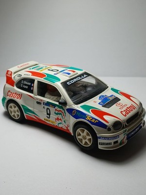 Vintage Otto Mobile OT1102 Toyota Corolla WRC Rally Slot Car 1998 D. Auriol #9