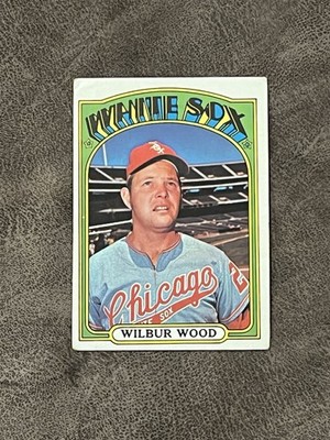 1972 Topps Wilbur Wood #553 VG-EX White Sox Vintage Semi High # Number!