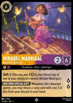 Mirabel Madrigal - Musically Talented (V.1) 7ARI-035 Super Rare Englisch NM