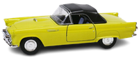 Welly 1955 Ford Thunderbird Verdeck Gelb GrüN MaßStab 1:34 1:39 4,5 Zoll Auto