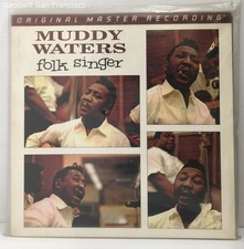 Muddy Waters Folk Singer Mobile Fidelity Half-Speed Master Vinyl LP 1987 SEALED