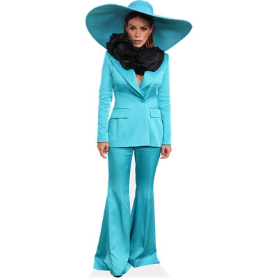 Billie Piper (Blue Suit) Pappaufsteller lebensgross