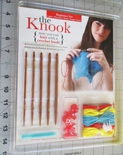 Leisure Arts The Knook Kit-Knit with a Crochet Hook-NEW